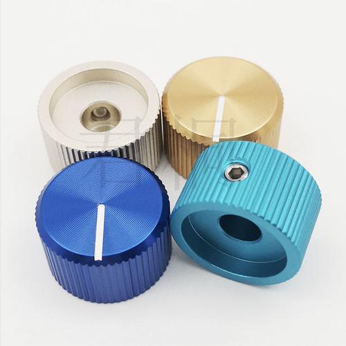 源頭工廠直供 優質鋁合金銅藍色音箱電位器旋鈕開關，保健電器配件優選